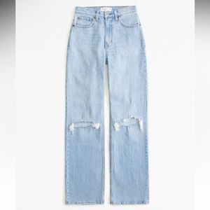 The Ankle Straight Ultra High Rise A&F